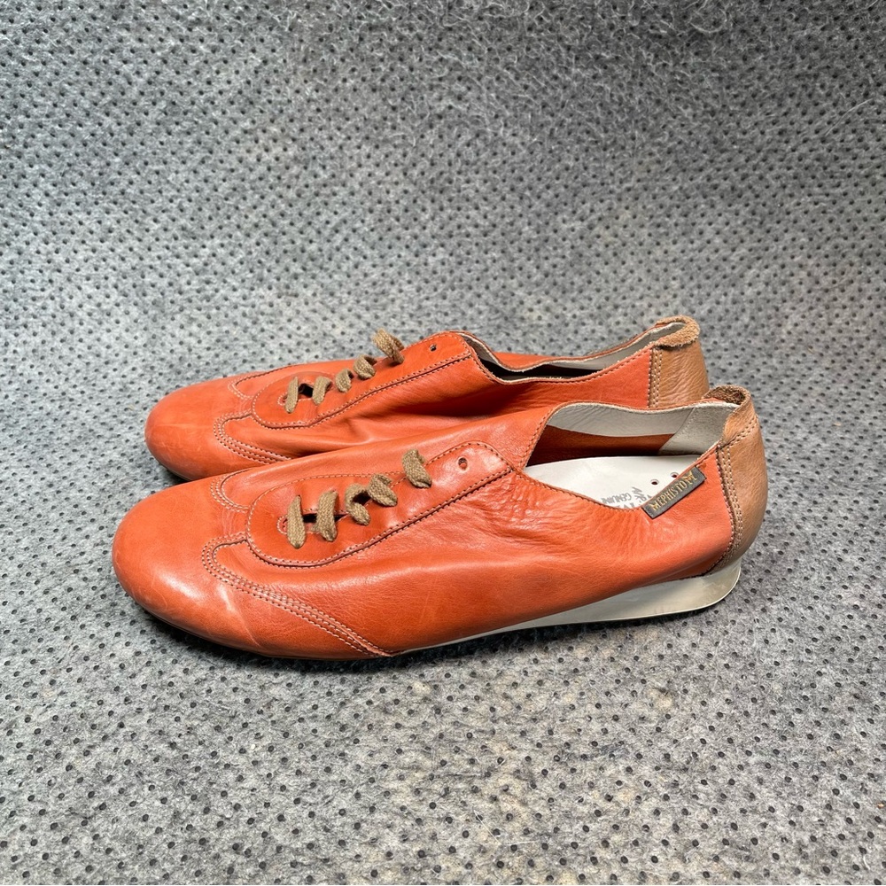Mephisto Becky Light Red Leather Shoes Size 6.5 Women’s